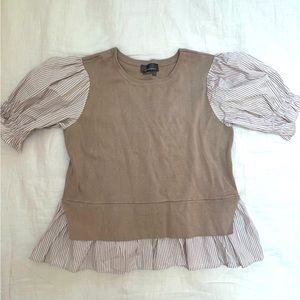 Anthropologie sweater blouse